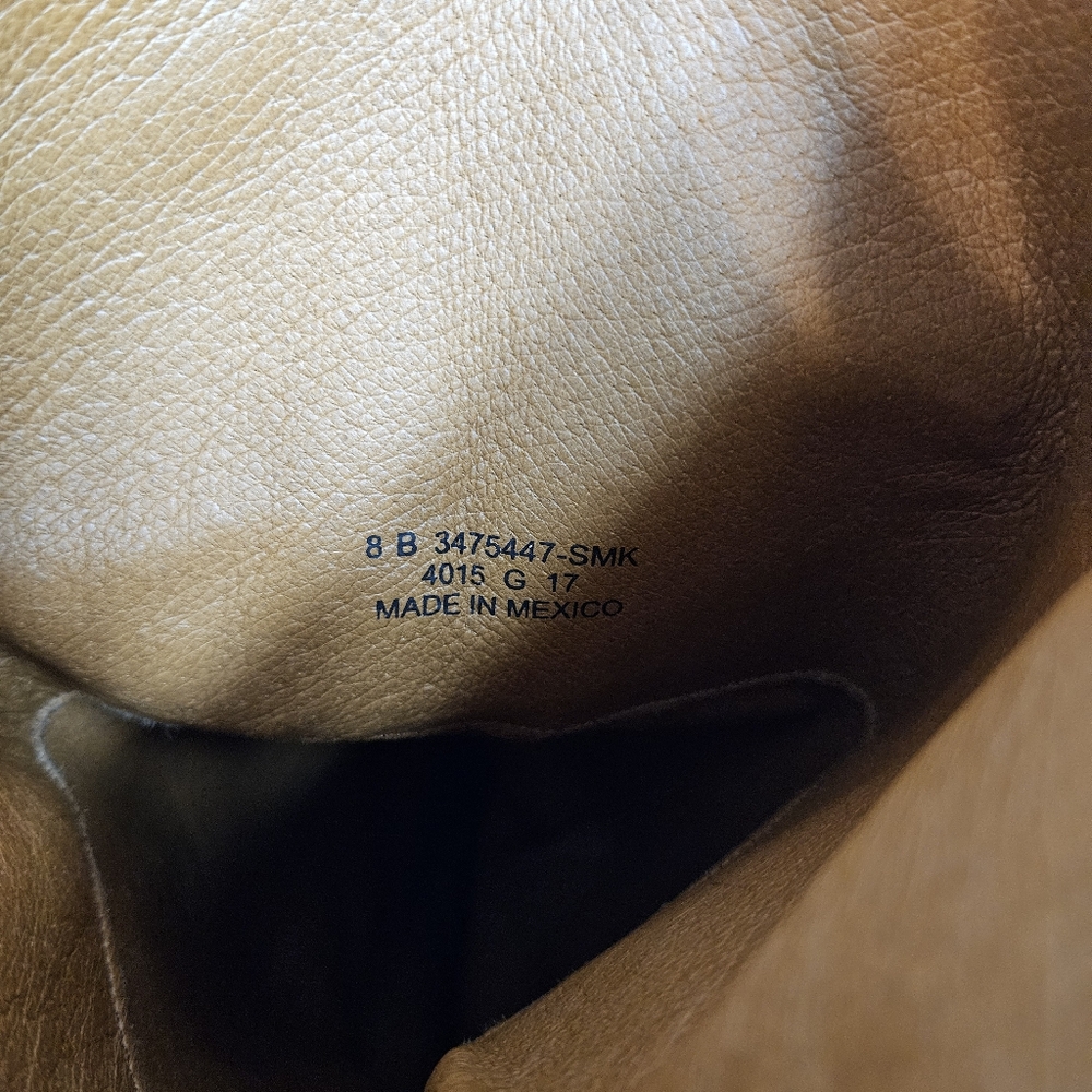 Frye Brown Melissa Button Leather Riding Boots Women’s 8 Knee High Equestrian - Picture 14 of 16